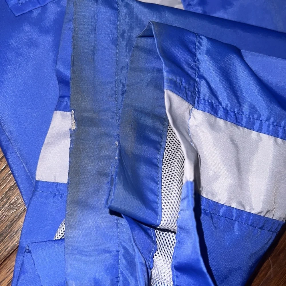 Nike Blue/white/silver joggers cargo style pants Med